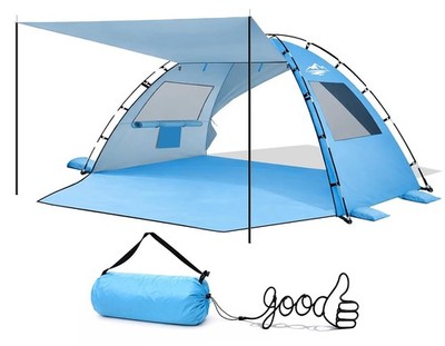 Purebox Beach Tent Sun Shelter 2-4 Person UPF50 UV Protection