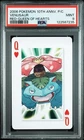 PSA 9 POKEMON PLAYING CARD VENUSAUR RED QUEEN HEARTS 10TH ANNIVERSARY 357