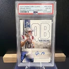 2024 Signature Class Drake Maye Rookie Auto Variation On Card Patriots PSA 8