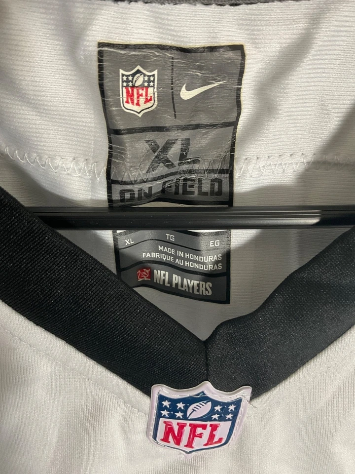 Nueva/etiqueta Michael Vick Philadelphia Eagles NFL Camiseta Blanca Sobre el Campo XL Por Nike Foto 2 de 4