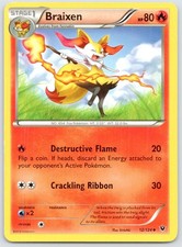 Braixen 12/124 Fates Collide Lightly Played