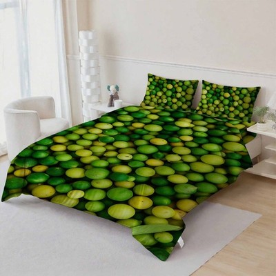 3D Fruit Background Quilt Cover Set Bedding Sets Pillowcases 91