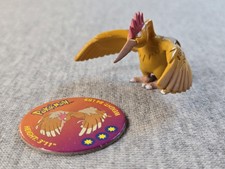 Vintage Pokemon Fearow Tomy Action Figure 1998 with Collector Pog Nintendo Set