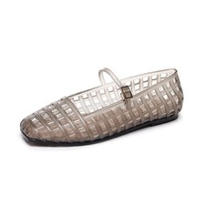 Noctivelle Women Jelly Flat Sandal Clear Waterproof Mules Pool Slippers...