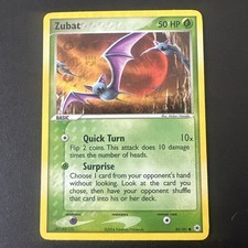 Pokemon Card - Zubat Hidden Legends 83/101 Common Reverse Holo MINT