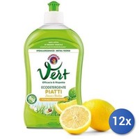 12X Chanteclair Geschirrreiniger Konzentrat 500 Ml GrüN Zitrone/Basilikum