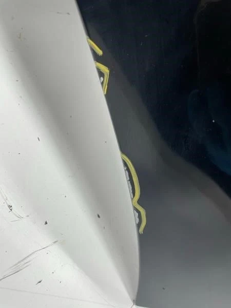 2008 VOLKSWAGEN RABBIT FRONT HOOD BONNET BLACK OEM+ - Image 4 of 4