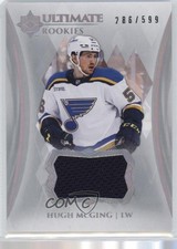2023 Upper Deck Ultimate Collection Rookies Jersey 286/599 Hugh McGing #162 0u20