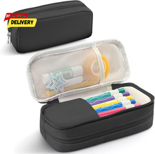 Pencil Case Large Capacity Pencil Pouch Holder Box Marker Storage Desk Organizer
