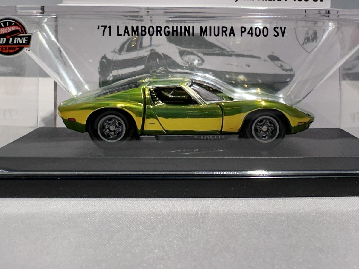 ホットウィール RLC限定 '71 ランボルギーニ ミウラ P400 SV Hotwheels RLC '71 Lamborghini Miura P400 - メルカリ