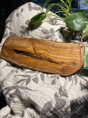 Olive Wood Cutting Board Charcuterie Bread Chopping Carving Decorative Italy
