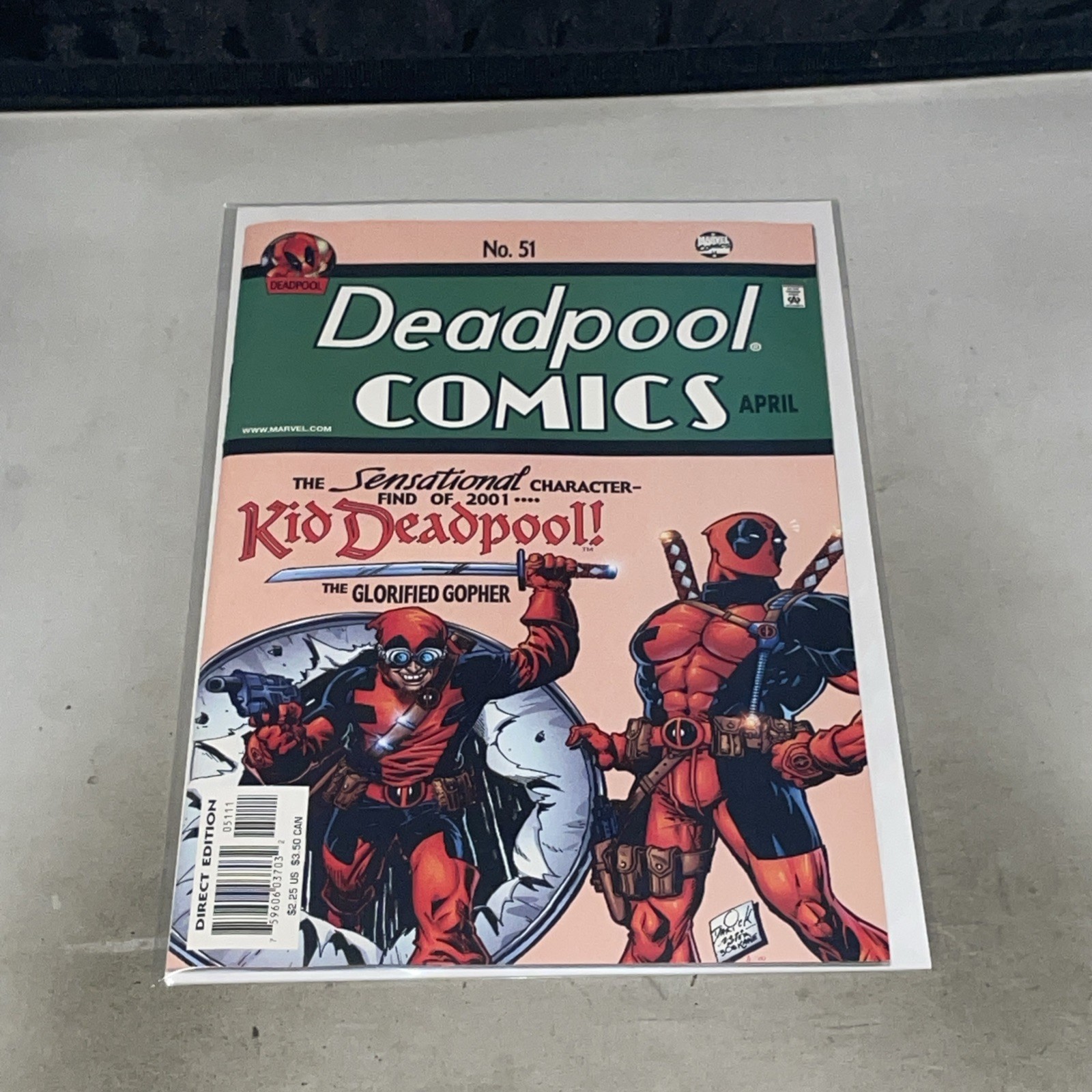 Marvel Comics Deadpool #51 Kid Deadpool 1st App Glorified Gopher💎 Hi Grade 2001