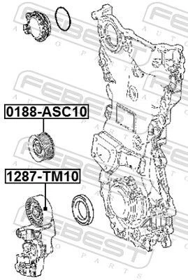FEBEST Desviación Papel de Liderazgo, Trapezoidal Apto para Lexus GS Is RC - Imagen 4 de 4