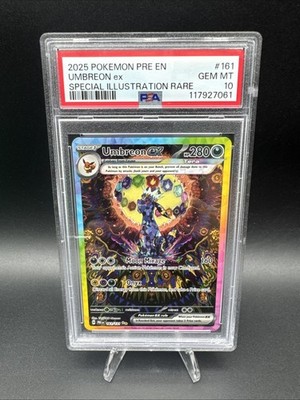 POKEMON Prismatic Evolutions UMBREON EX 161/131 Special