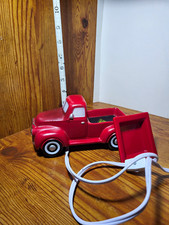 Red Vintage Truck Electric Oilwax Warmer Corded Wall Plug-in Metal Etl Hp-010 Red Vintage Truck Electric Oilwax Warmer Corded Wall Plug-in Metal Etl Hp-010