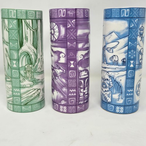 Star Wars Geeki Tikis Scenic Mugs Set of 3 Hoth Dagobah Death Star Ceramic 2021