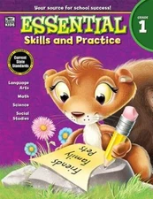 Essential Skills and Practice, Grade 1 - Paperback By Brighter Child - GOOD