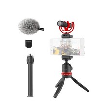BOYA BY-VG350 BY-VG330 Microphone With LED Light Tripod