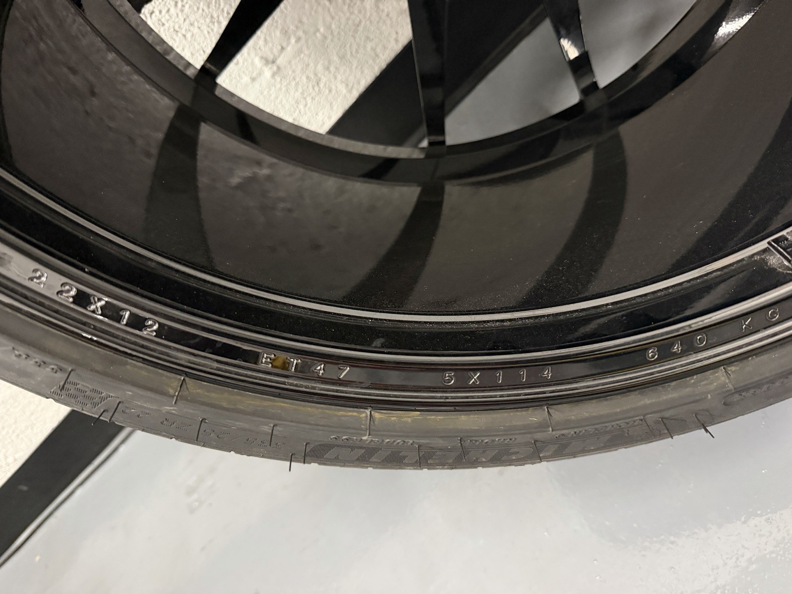 Ferrari 599 Front Wheels Set Black