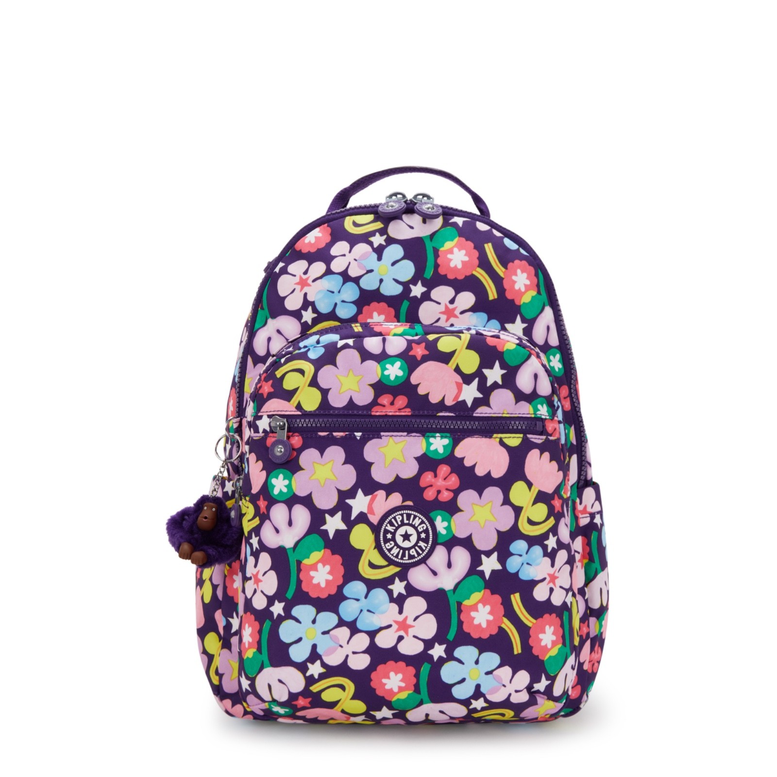 Kipling SEOUL Large Backpack with Laptop Protection FAIRY FLOWER  SS2026 RRP£98