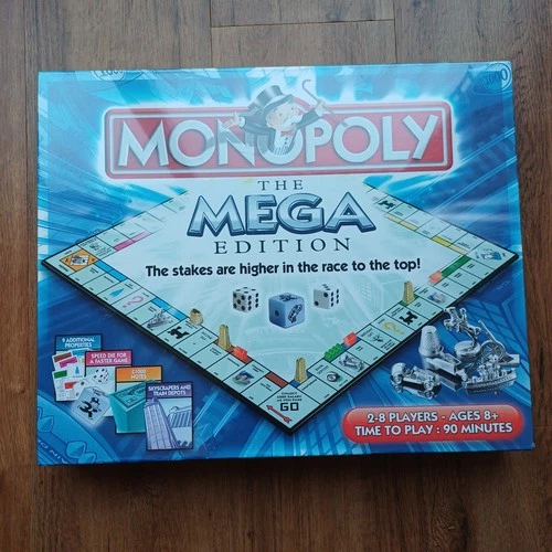 Monopoly The Mega Edition Board Game 2007 Hasbro UK Rare Vintage | New & Sealed