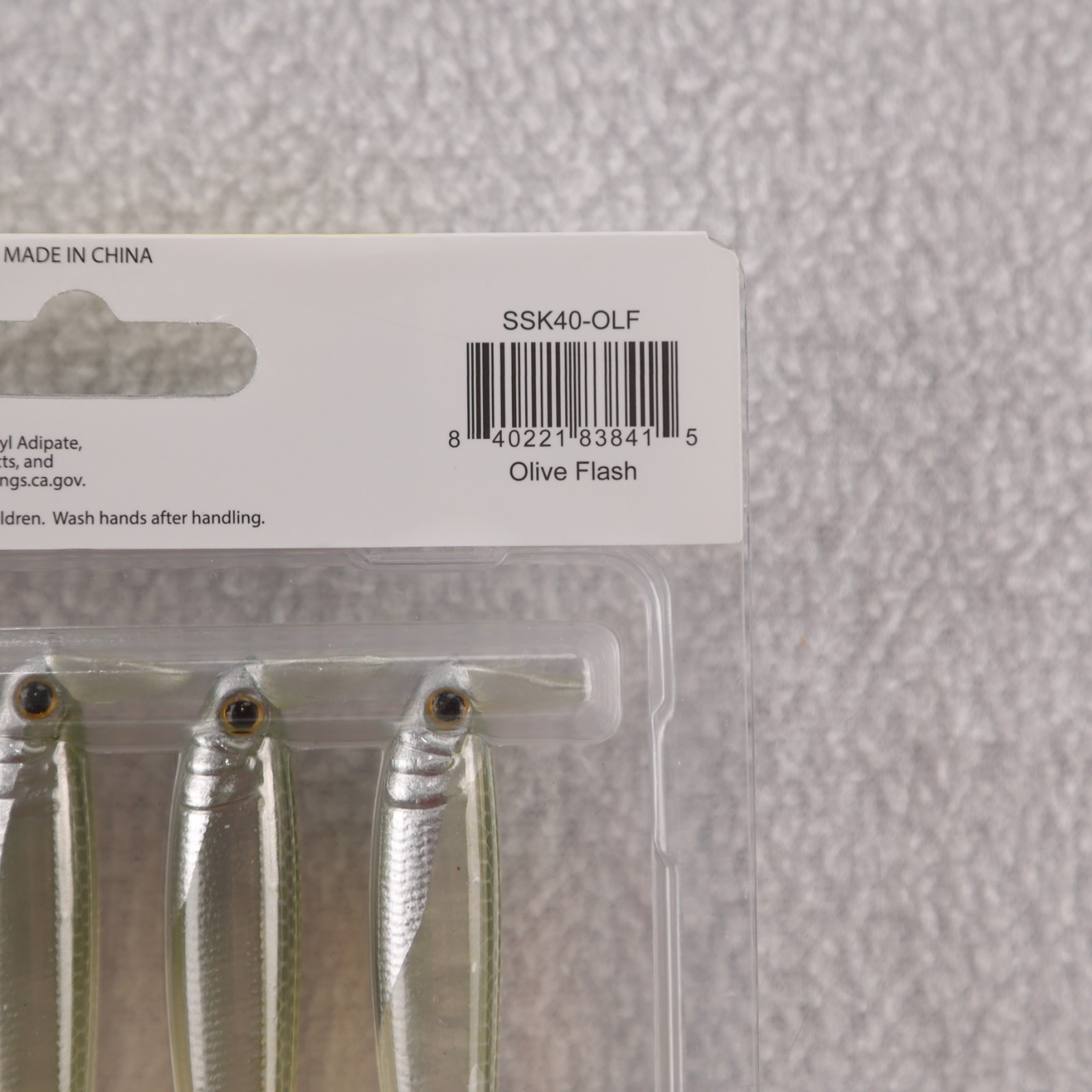 Lot of 5 6th Sense Masterclass Strobe 4.0 Shaker Swimbait Olive Flash 5pk - Image 4