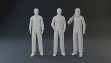 Lost In Space Fugitives in Space OR Questing Beast 3D Printed Figures 1:24 scale