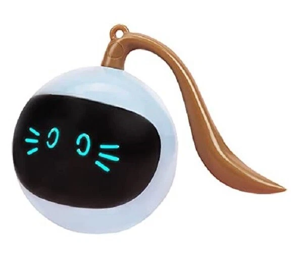 Cat Toys, Interactive Automatic Cat Toy Ball Run Away Touch Rechargeable Toy-Z