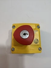 Baco Red Emergency Stop Button with Surface Mount Housing NO KEY