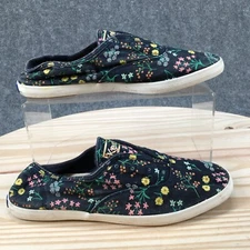 Keds Shoes Womens 6.5 X Rifle Paper Co Flower Slip On Sneakers WF65565 Blue