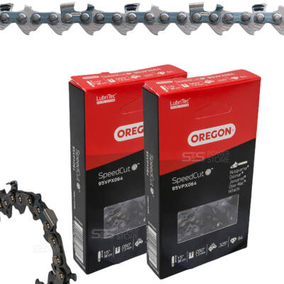 2er-Pack Sägekette 95VPX064E OREGON SpeedCut 325'' 1,3 64Tg 38cm HUSQVARNA DOLMAR