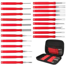 21 pcs Terminal Removal Tool Kit, Electrical Pin Extractor with Protective Case