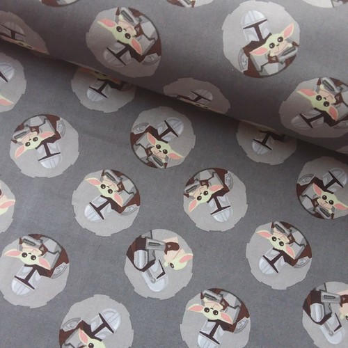 25 Star Wars Cotton Fabrics Darth Vader Mandalorian Baby Yoda PER METRE - Picture 151 of 178