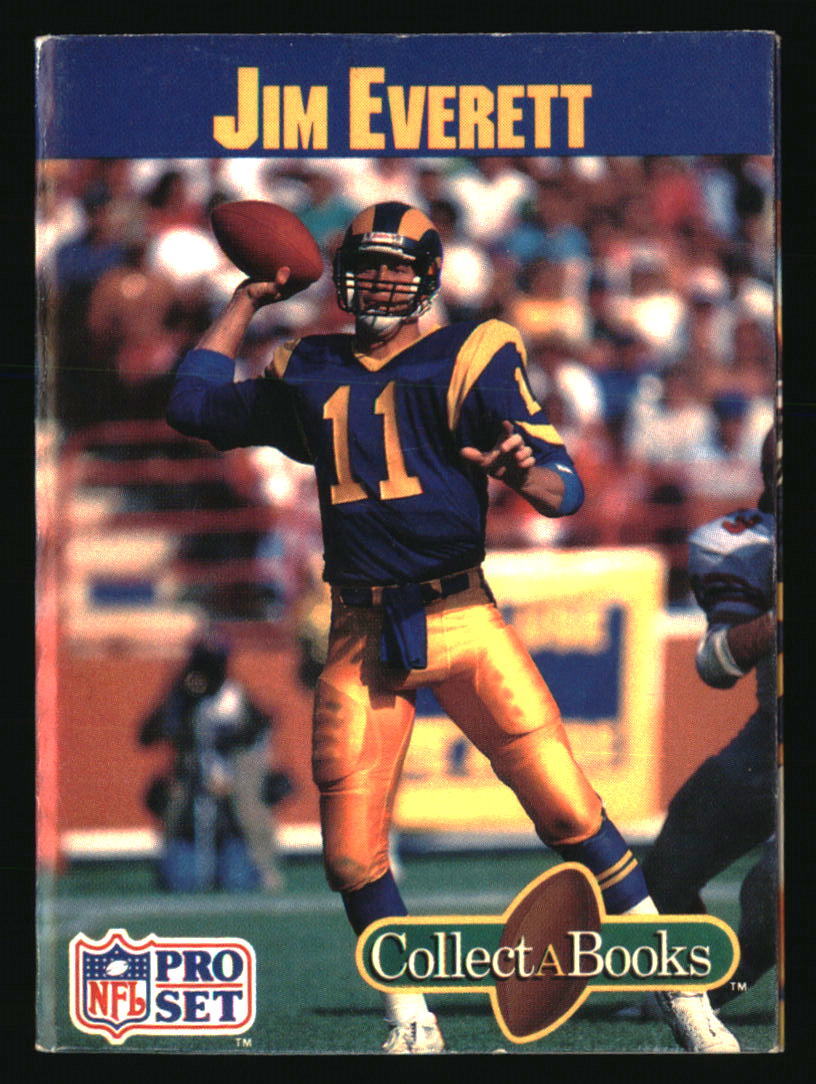 Jim Everett 1990 Pro Set Collect-A-Books #NNO FOOTBALL Card