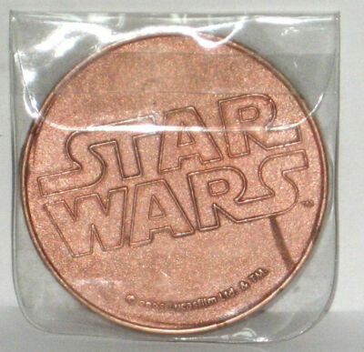 Star Wars Commemorative Coin Luke Skywalker. - AUTHENTIC NEW RARE