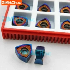 HRC50 WNMU080608EN-GM ZIMI-CNC 90 deg End mill Milling insert For MFWN90 holder