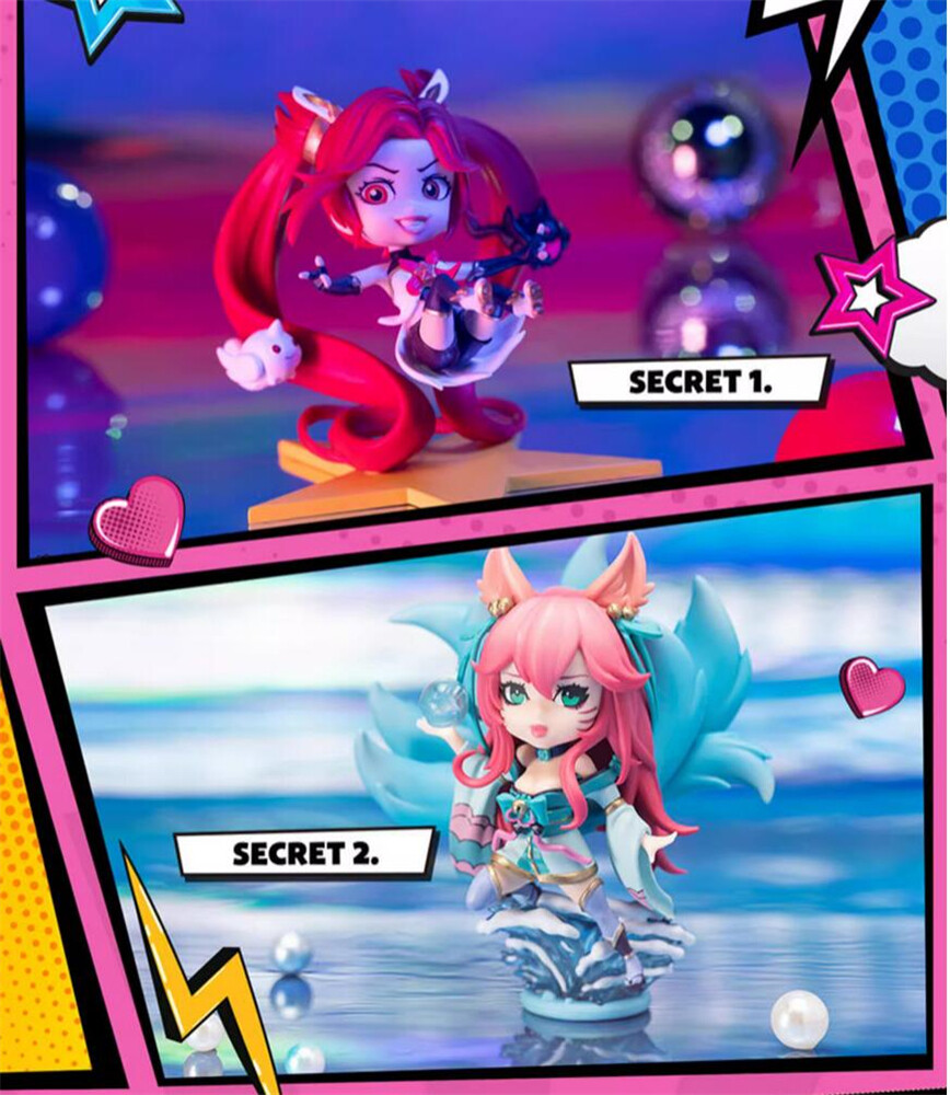 League of Legends GALS POP Q Version 6 Packs Models In Box New In