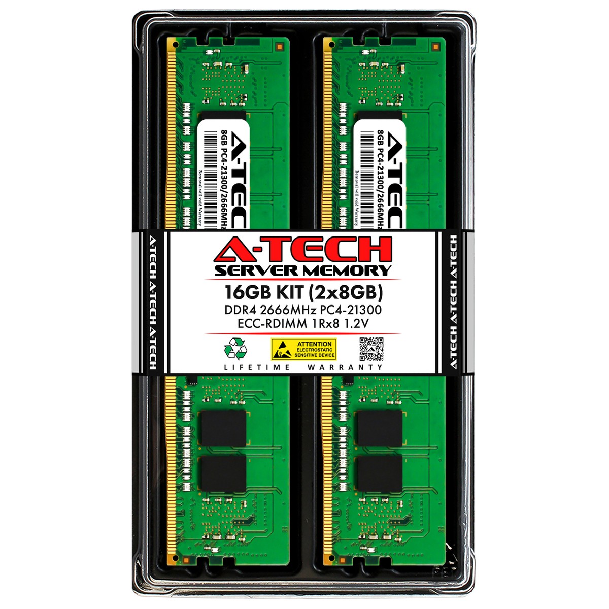 16GB 2x 8GB PC4-2666 RDIMM Tyan B7086G56V10HR B7086G70V8HR