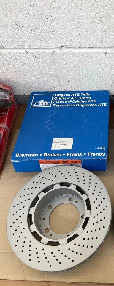FRONT LEFT BRAKE DISC 322mm FITS PORSCHE 911 993 99335104510 ATE 24.0132-0163.2 - Image 2 of 4