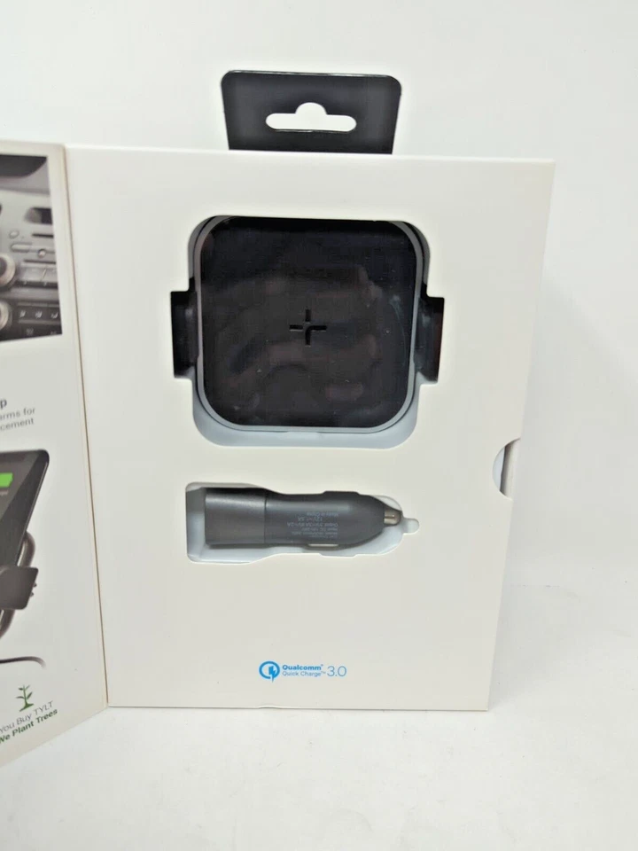 Cargador Inalámbrico TYLT Teléfono Coche Ventilación Montaje Cargador Inalámbrico Rápido Foto 2 de 3