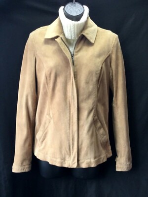 eddie bauer suede jacket