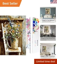 Art Deco Paint by Numbers Kit for Adults - Complete Kit with Brushes and Guide