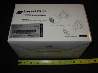 Arecont Commercial Application AV1145-3310-W 1.3MP MegaBall, 1280x1024, 42 fps,