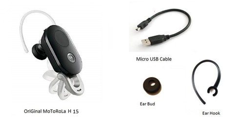 Motorola H15 plum BOOM Ear-Hook Headset 