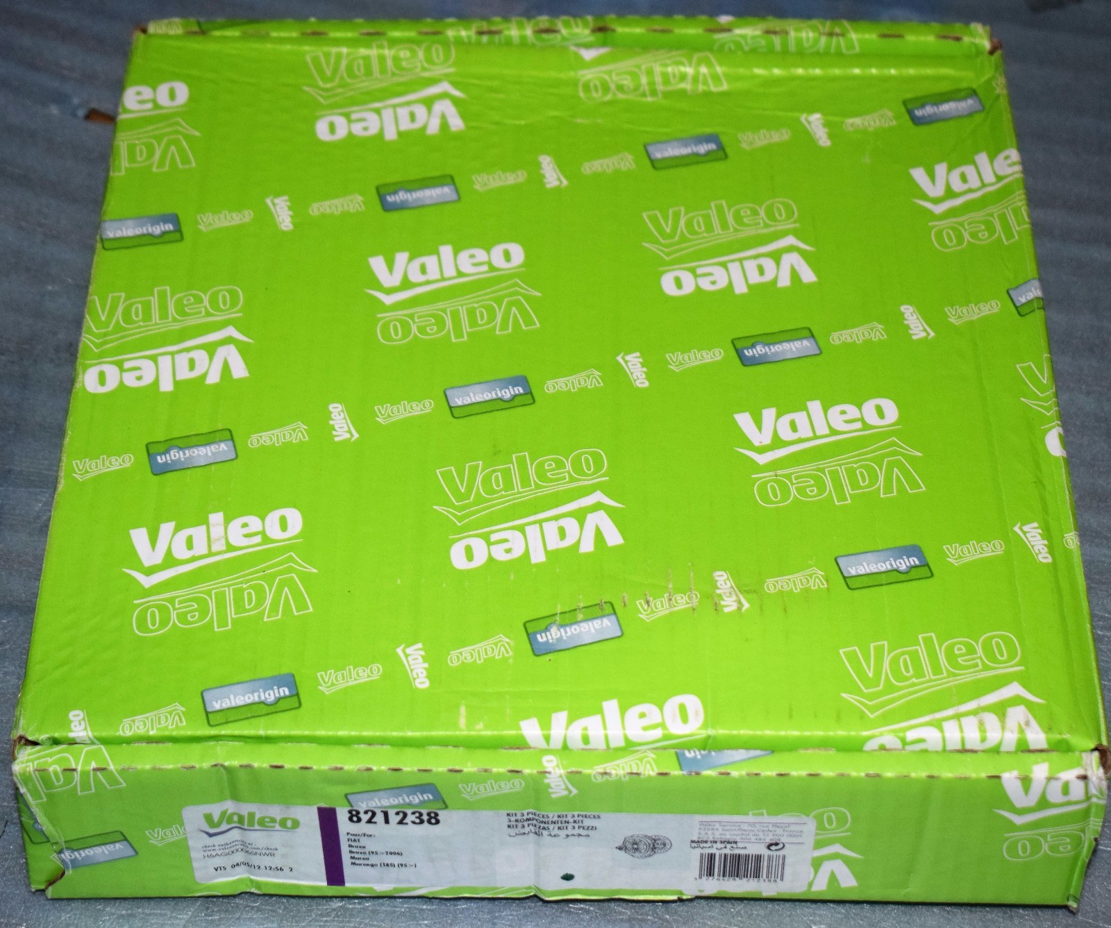 Kit embrayage Valeo 821238 pour rénover la transmission Fiat Marea 1.9 TD