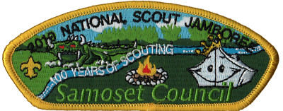 2010 Jamboree Samoset Council JSP Yellow Bdr (AR1239)