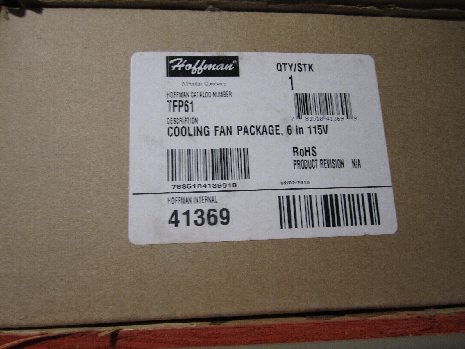 Hoffman Tfp61 Cooling Fan 115v 35a For Sale Online Ebay