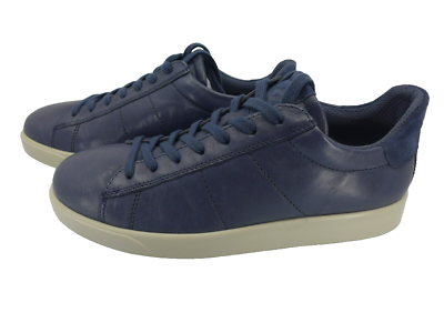 ★YESEYESEE★ CLogo LS Navy Ecco Men's US 8-8.5 Street Lite Retro Sneakers Marine Blue
