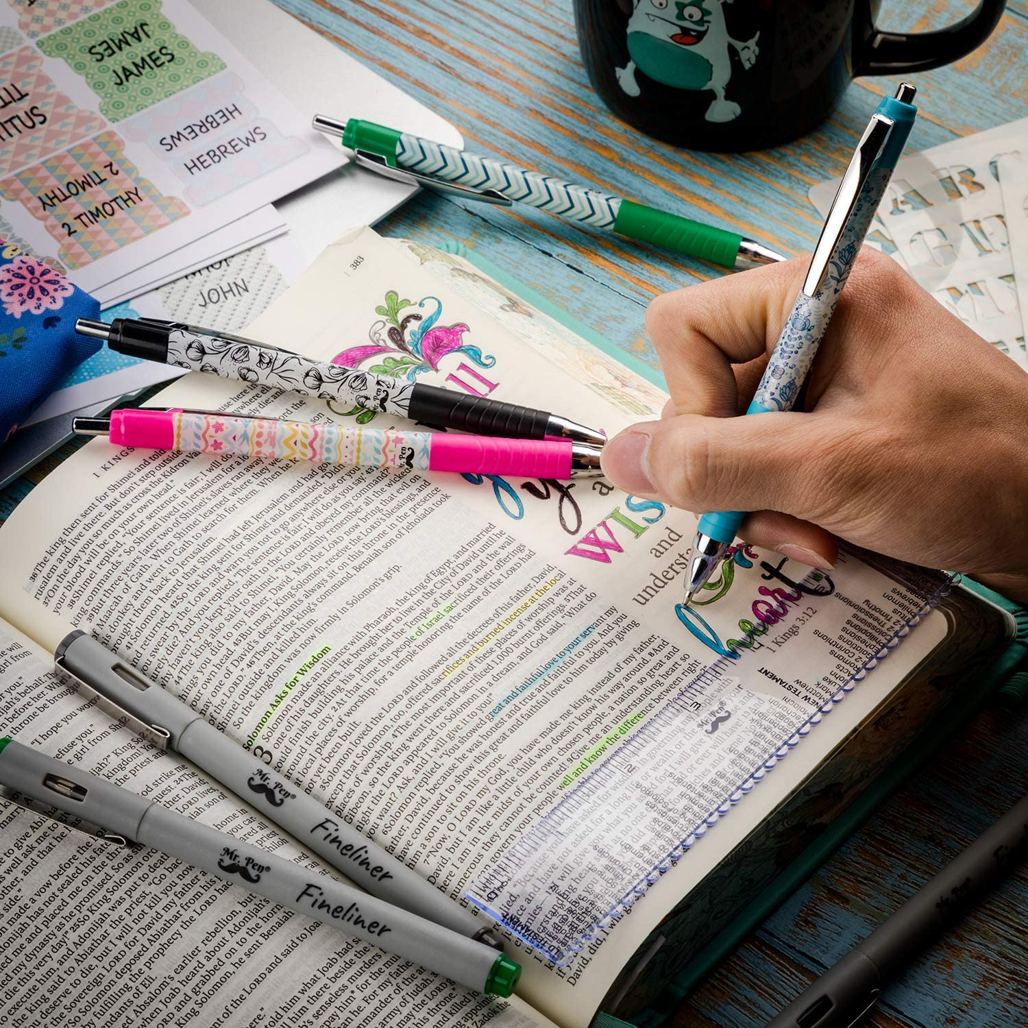 Mr. Pen- Bible Kit, Bible Journaling Supplies, Bible Journaling Kit, for  Bible