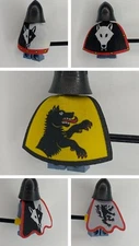 Capes and Cloaks [12 Variants] for Lego Minifigures [Castle Wolf Pack]